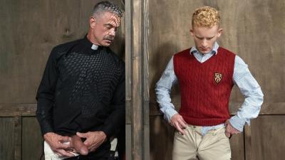 Dylan Tides Confesses to Reece Scott in Bareback Altar Play