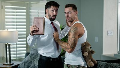 Nanny Cam Catches Cheating: Carter Woods Barebacks Eddie Patrick in Revenge Fuck