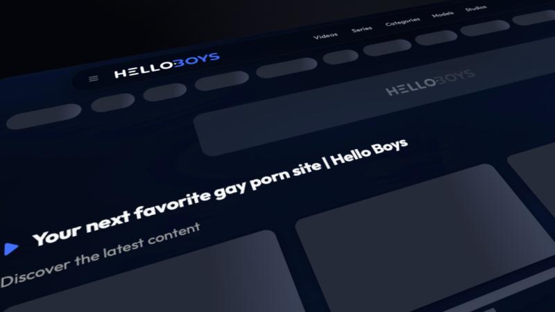 Hello Boys website 2026 mock-up