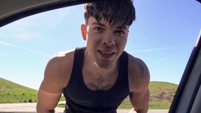 Czech Hunter 840 - Cute Broke Latino Tourist Barebacked by Taxi Driver in Car