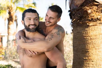 Jaxx Cody Barebacks Paolo Bruni Outdoors After Basketball Game in 4K