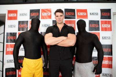 Real Pornstar Game Show: Heath Halo Barebacks Twink Judge Luca Knight