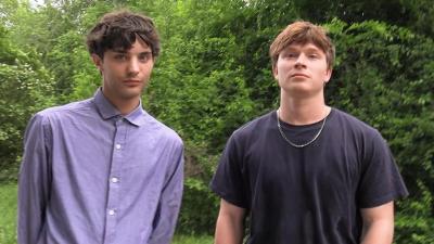Czech Hunter 849 - Bareback POV Threesome with Two Big Dick Studs