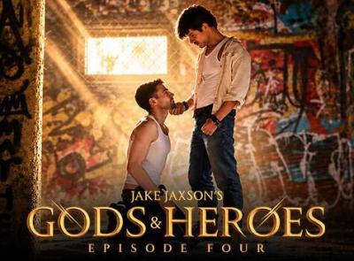Gods & Heroes Ep 4: Hunter Spit-Roasted & Double-Penetrated by Jonah & Jack